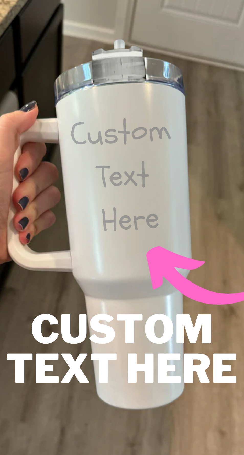 CUSTOM Text Here 40oz Tumbler