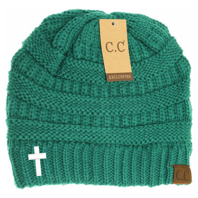 New Cross C.C Thick Knit Soft Beanie