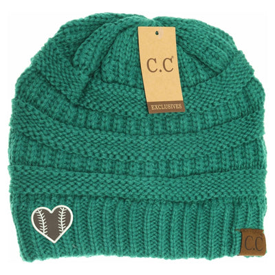 New Football Heart Beanie