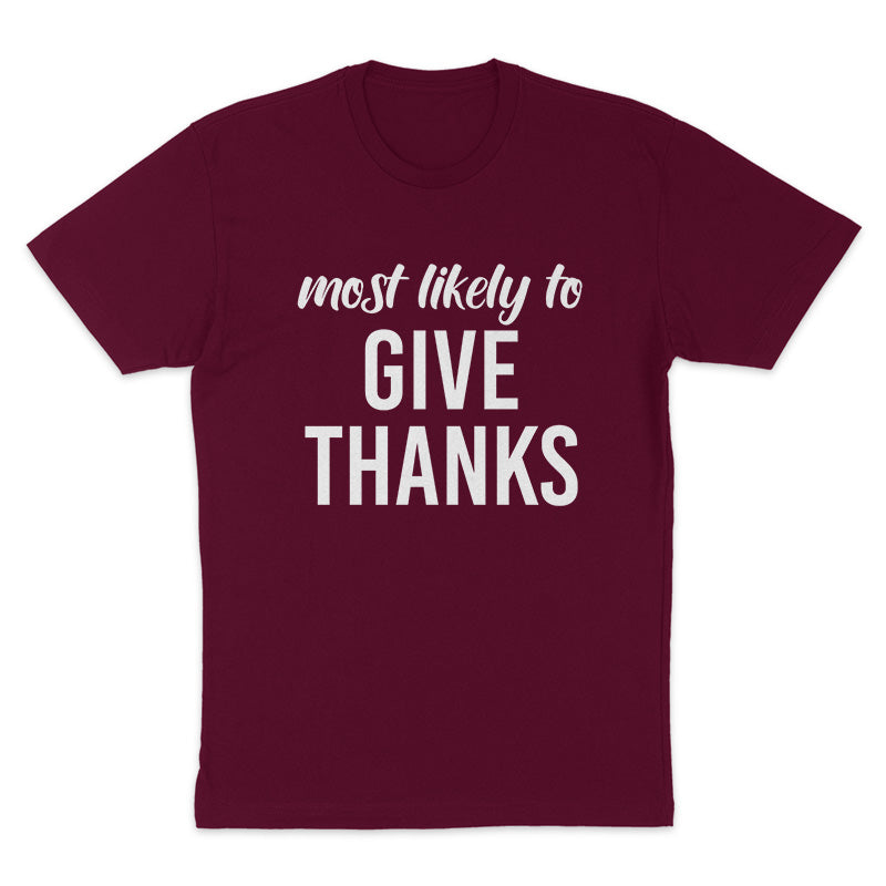 Most Likely To Give Thanks