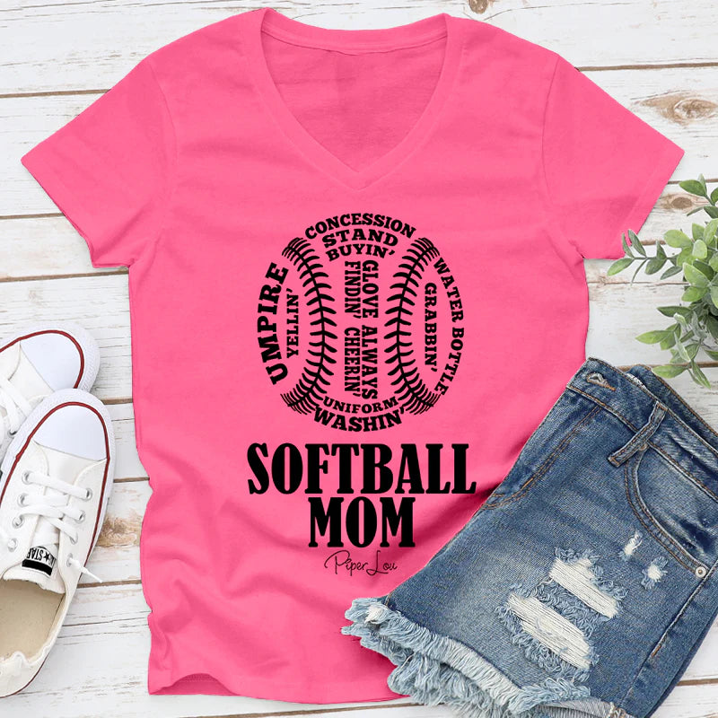 Clearance | Softball Mom Word Cloud