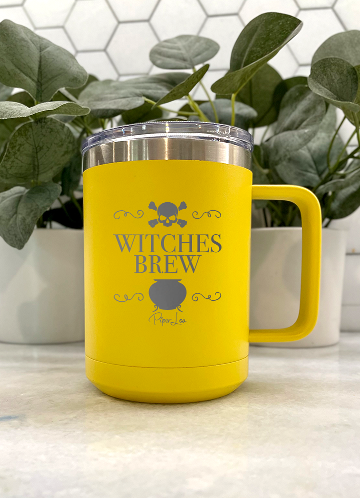 Spooky Sale | Witches Brew Cauldron 15oz Coffee Mug Tumbler