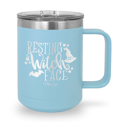 Spooky Sale | Resting Witch Face 15oz Coffee Mug Tumbler