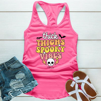 Spooky Sale | Thick Thighs Spooky Vibes Graphic Tee