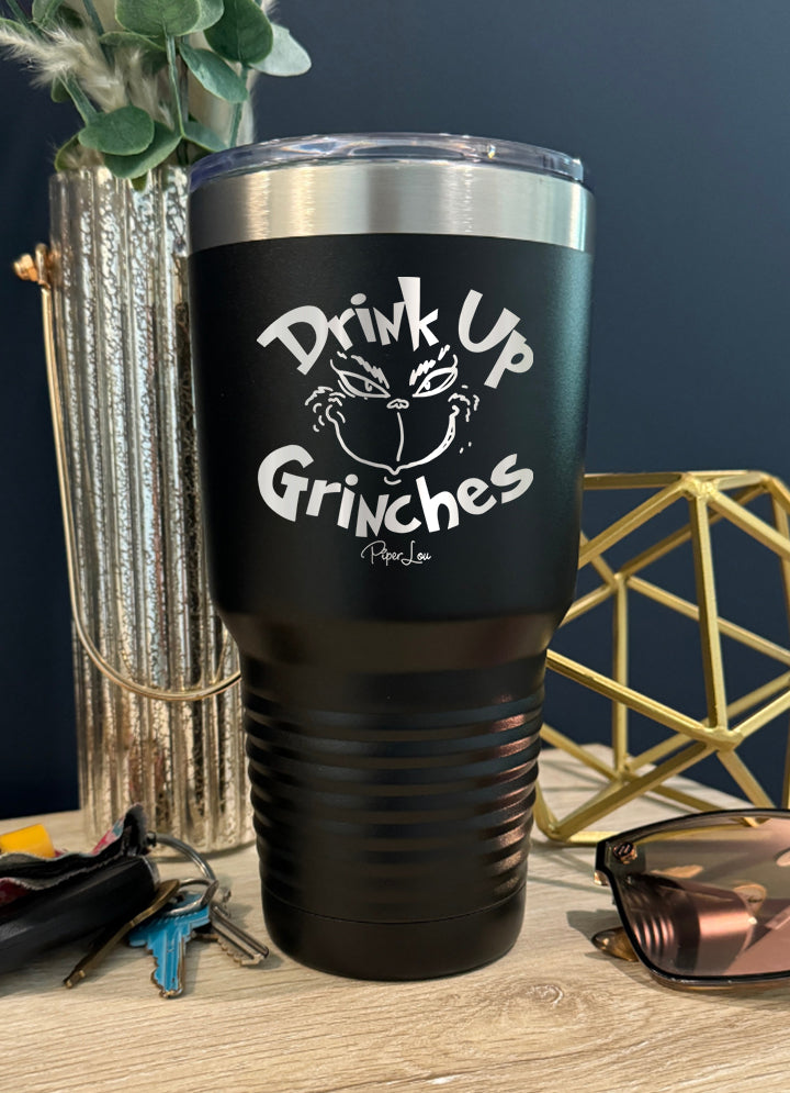 Drink Up Grinches Old School Tumbler