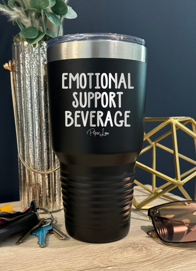 Emotional Support Beverage Old School Tumbler