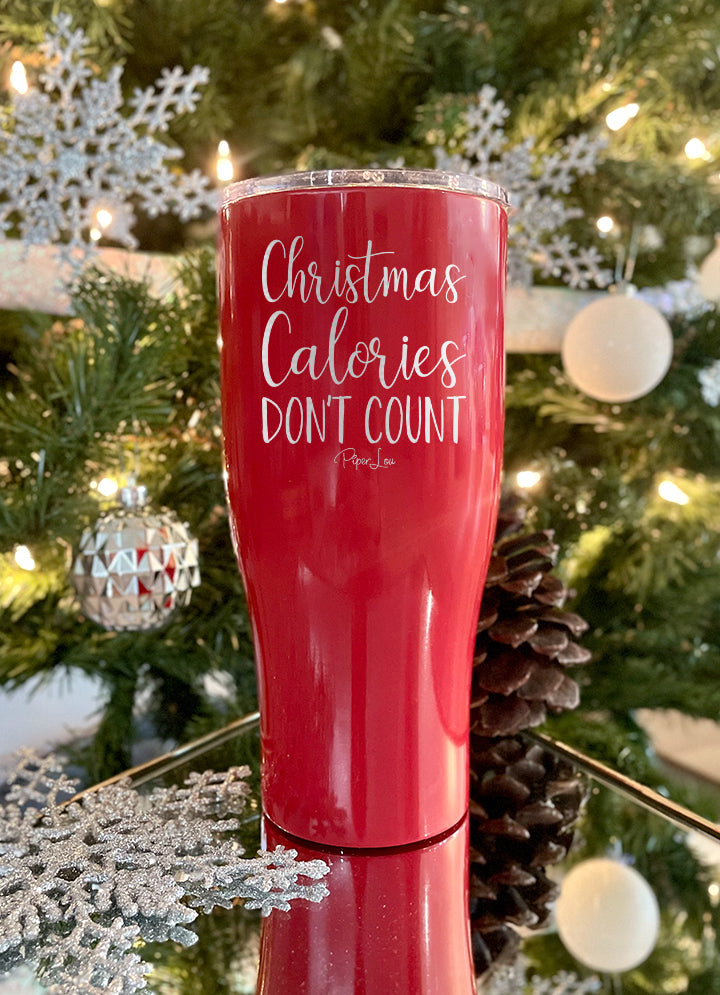 Clearance | Christmas Calories Don't Count Laser Etched Tumbler