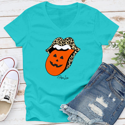 Spooky Sale | Leopard Halloween Tongue Graphic Tee