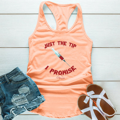 Spooky Sale | Just The Tip I Promise Needle Graphic Tee