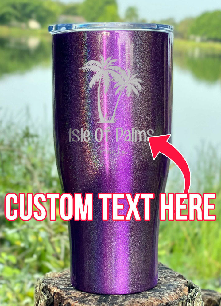 Isle Of Palms (CUSTOM) Laser Etched Tumbler