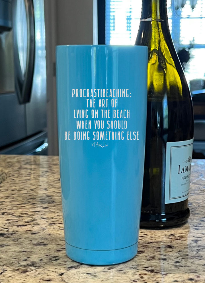 Procrastibeaching Laser Etched Tumbler