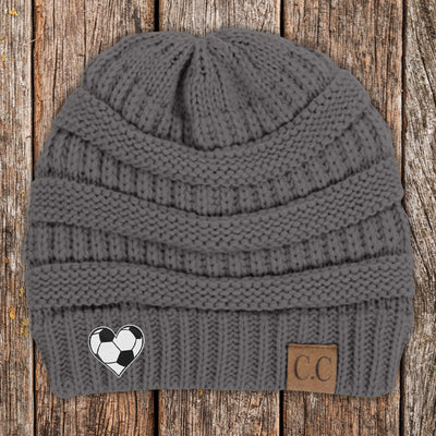 Soccer Heart Beanie