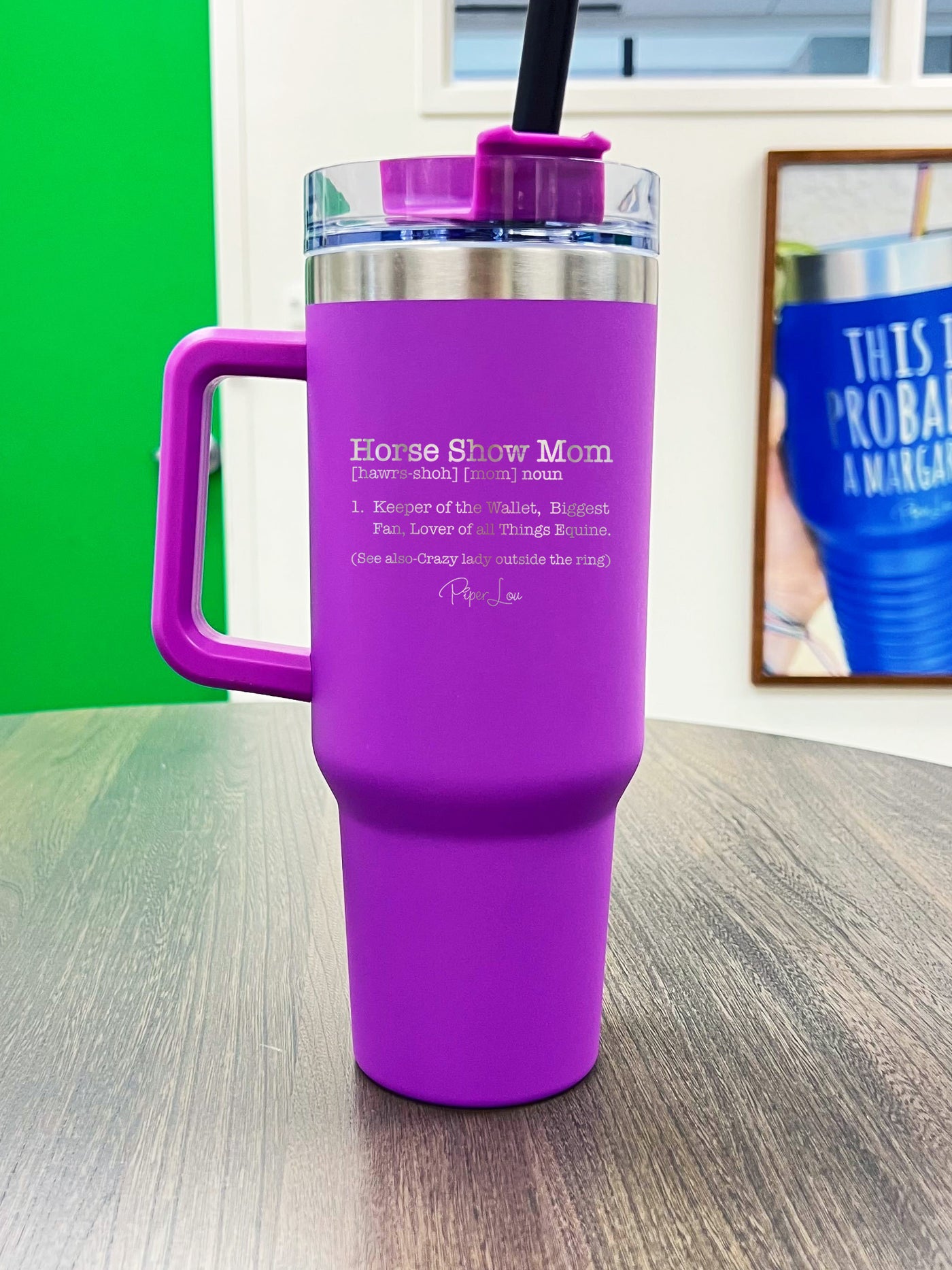 Mom Definition Drink Tumbler With Straw