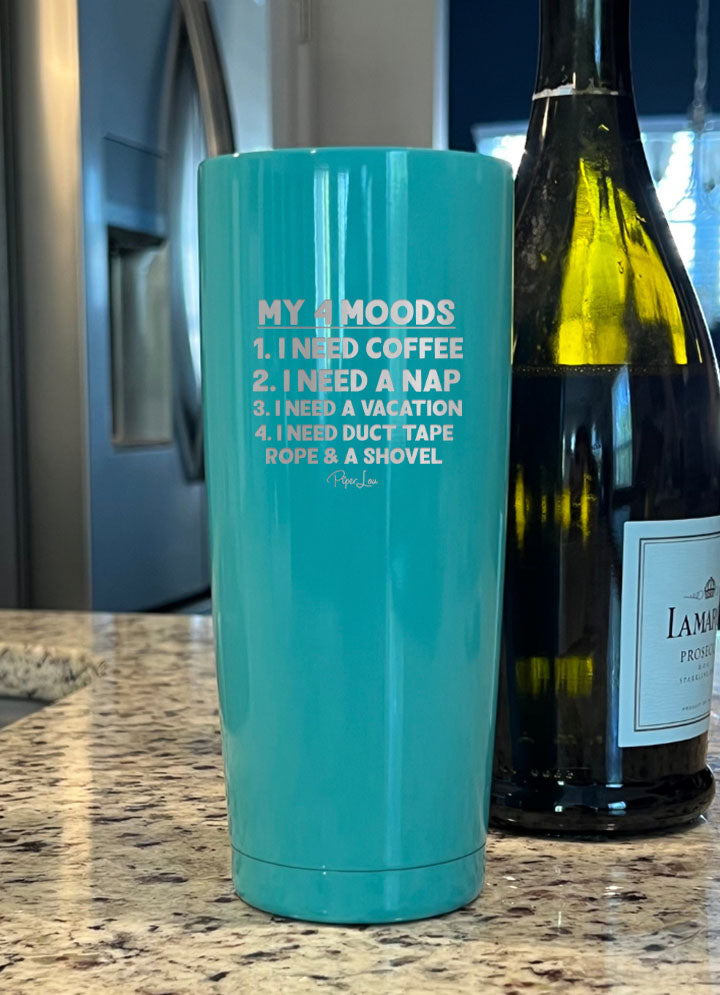 My 4 Moods Laser Etched Tumbler