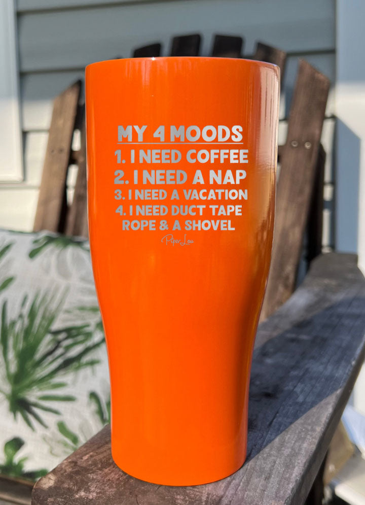 My 4 Moods Laser Etched Tumbler