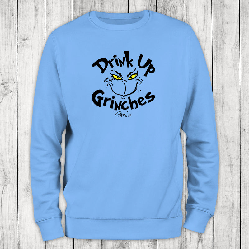 Drink Up Grinches Graphic Crewneck Sweatshirt