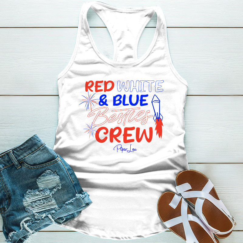 Red White & Blue Besties Crew