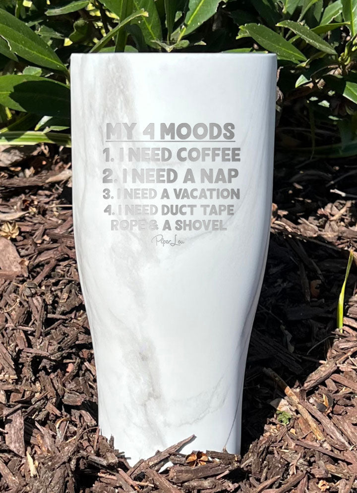 My 4 Moods Laser Etched Tumbler