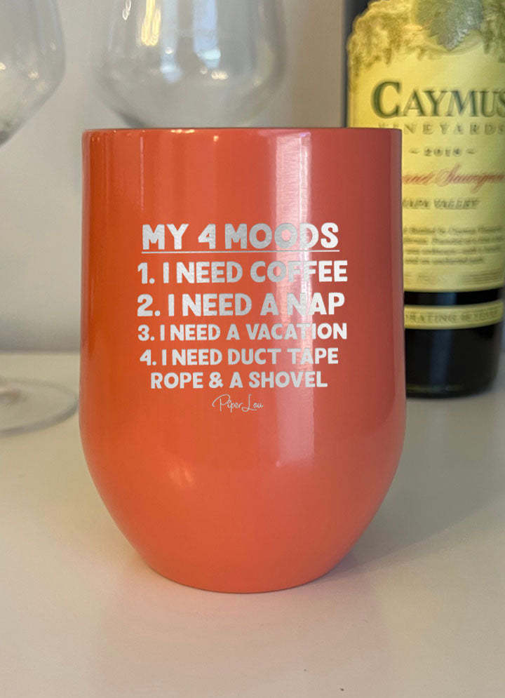 My 4 Moods Laser Etched Tumbler