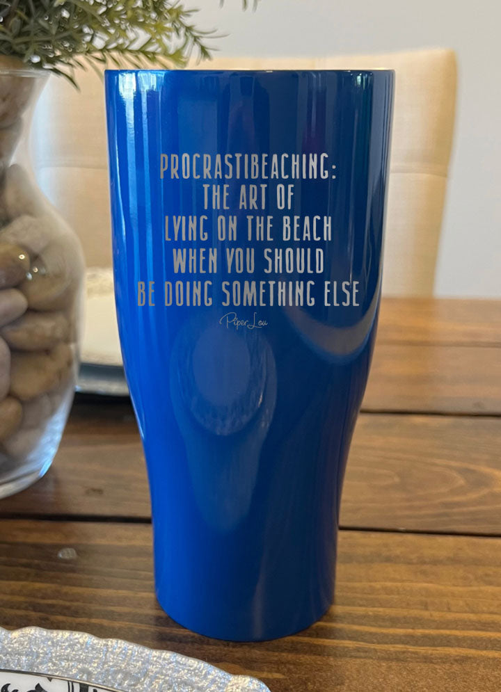 Procrastibeaching Laser Etched Tumbler