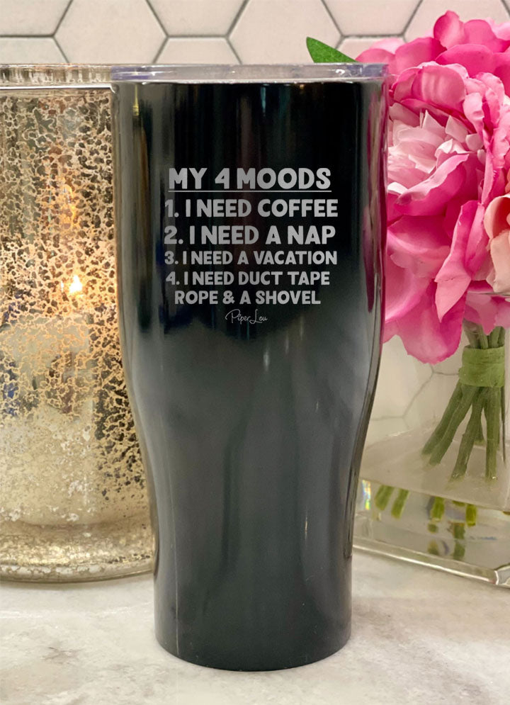 My 4 Moods Laser Etched Tumbler