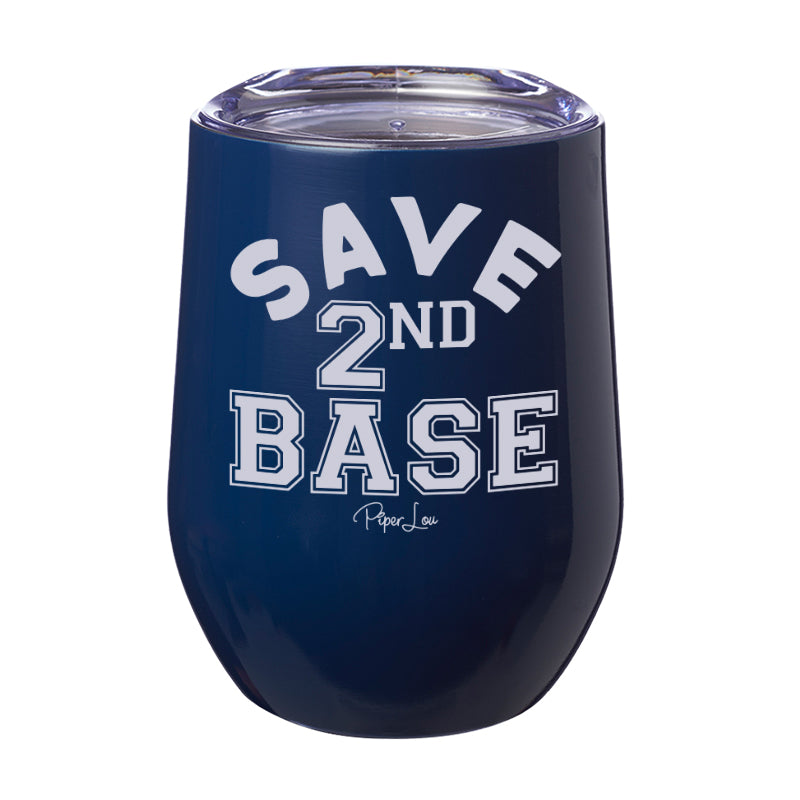 Breast Cancer Save Second Base Laser Etched Tumbler