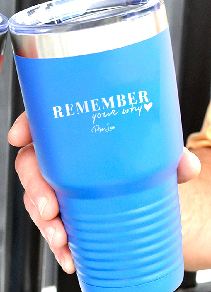 Remember Your Why Old School Tumbler