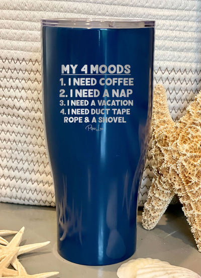 My 4 Moods Laser Etched Tumbler