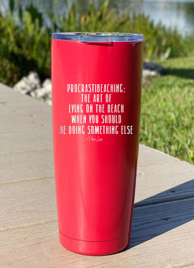 Procrastibeaching Laser Etched Tumbler