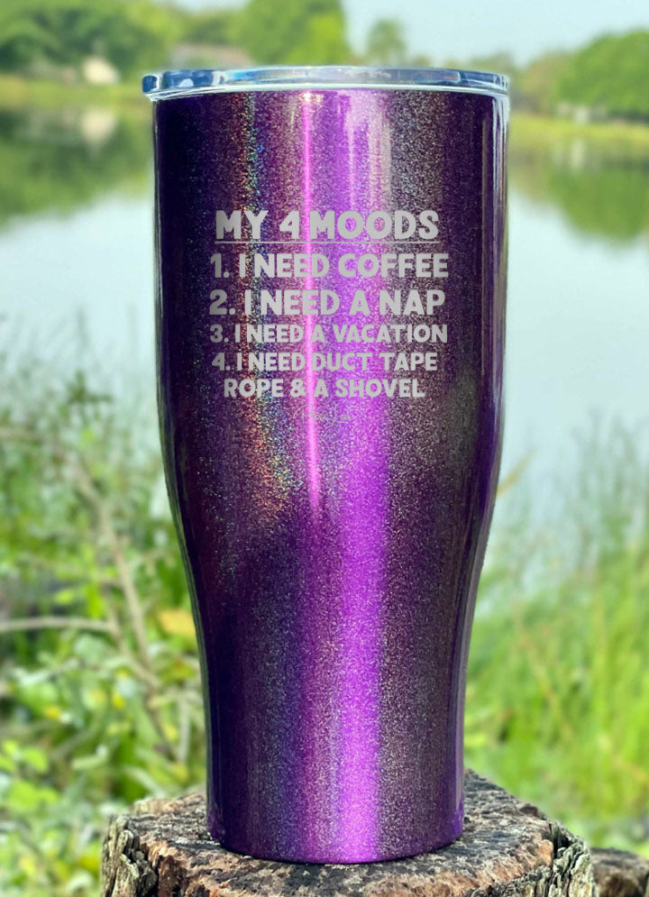 My 4 Moods Laser Etched Tumbler