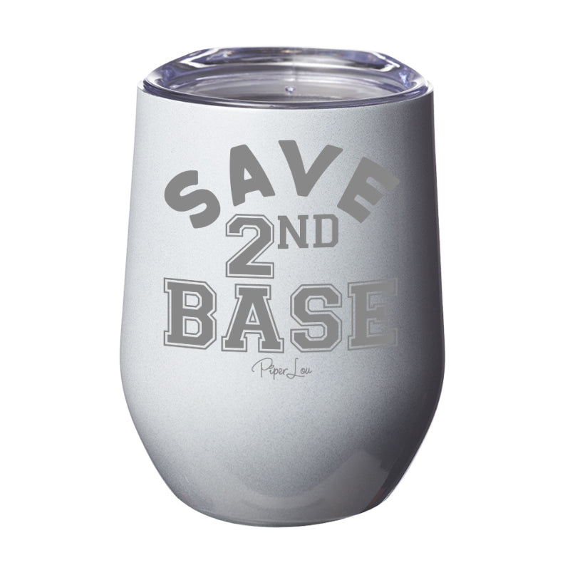 Breast Cancer Save Second Base Laser Etched Tumbler