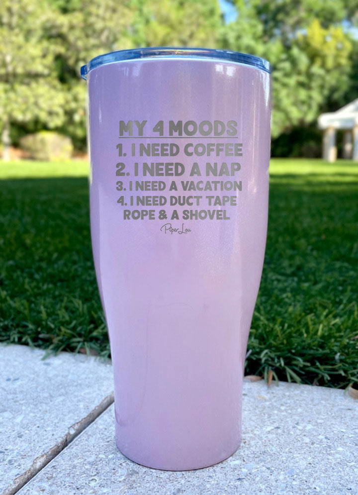 My 4 Moods Laser Etched Tumbler