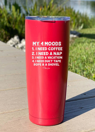 My 4 Moods Laser Etched Tumbler