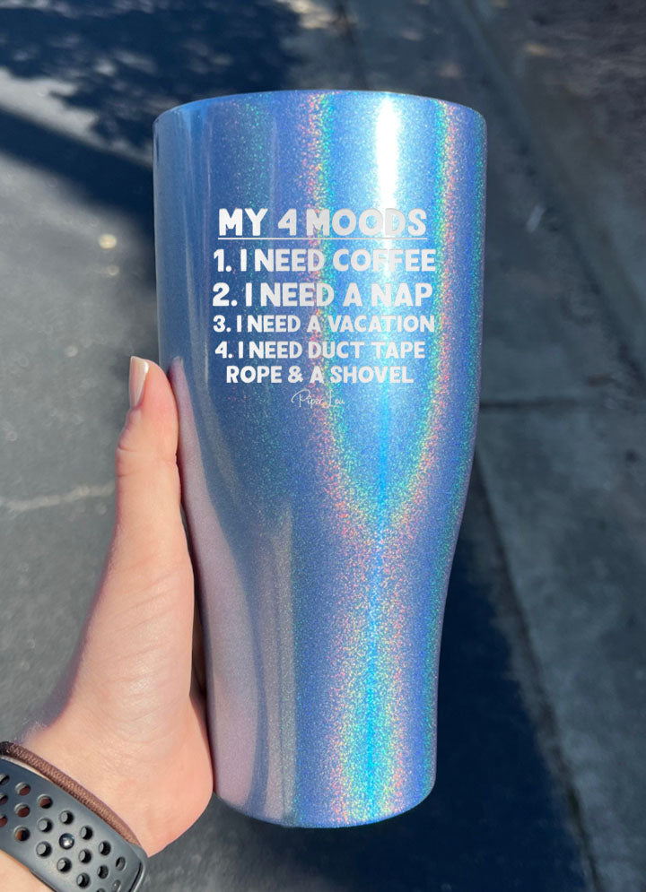 My 4 Moods Laser Etched Tumbler