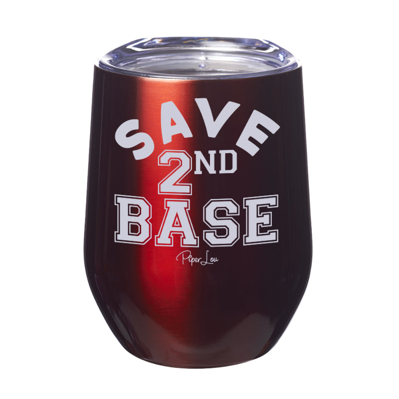 Breast Cancer Save Second Base Laser Etched Tumbler