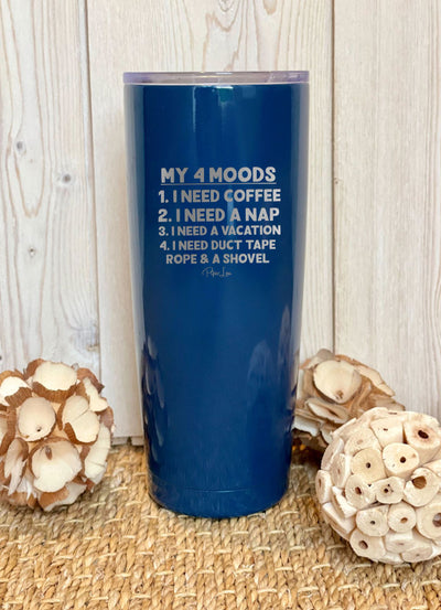 My 4 Moods Laser Etched Tumbler