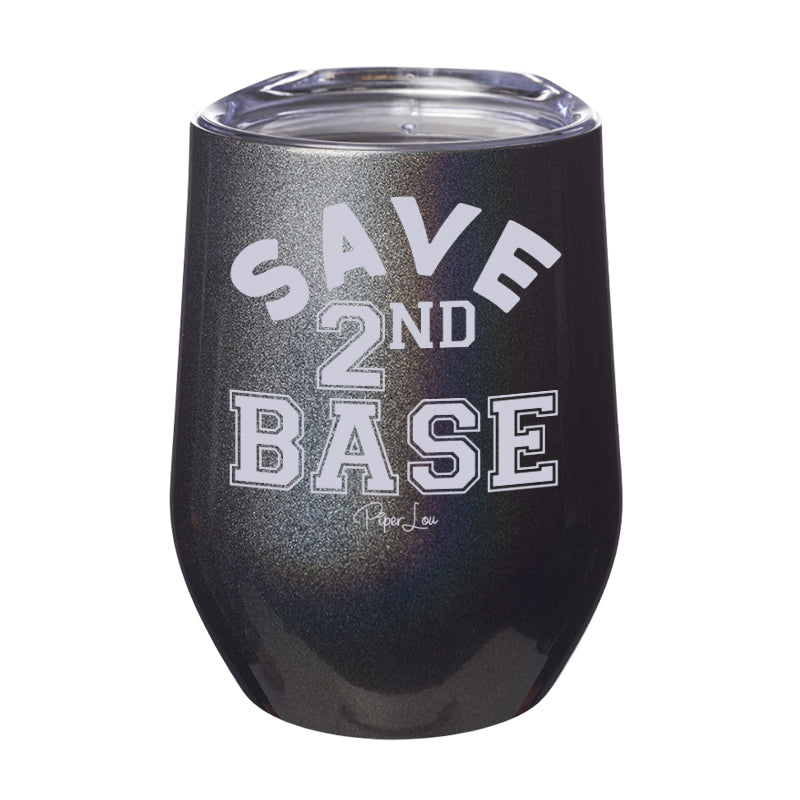 Breast Cancer Save Second Base Laser Etched Tumbler