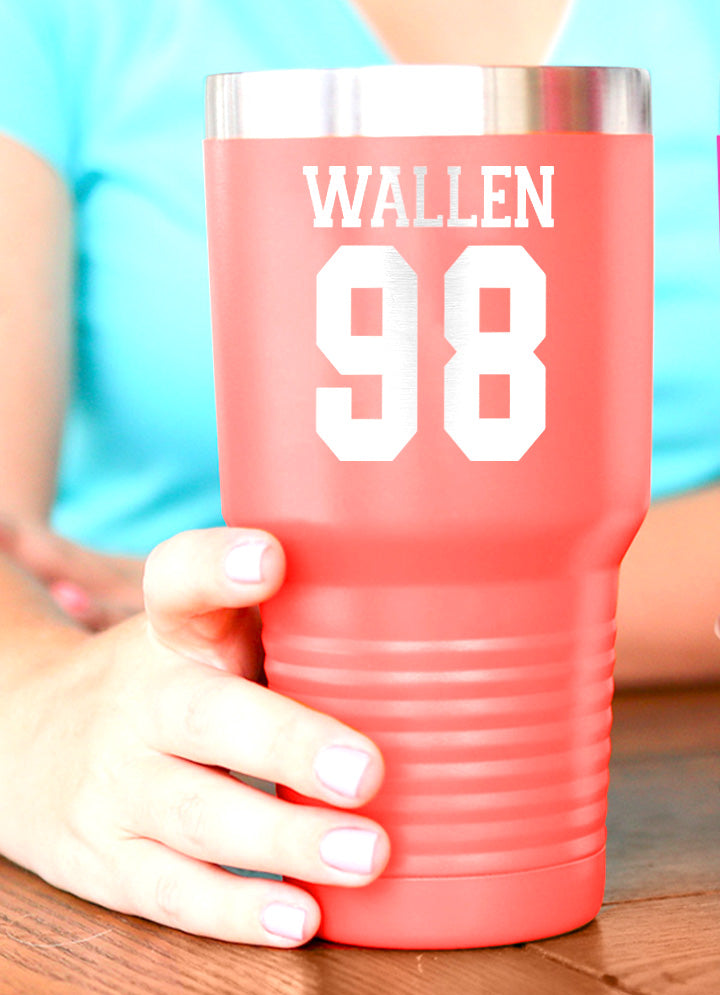 Wallen 98 Laser Etched Tumbler