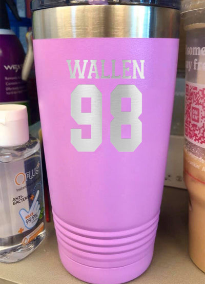 Wallen 98 Laser Etched Tumbler