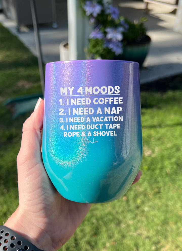 My 4 Moods Laser Etched Tumbler