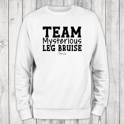 Team Mysterious Leg Bruise Crewneck