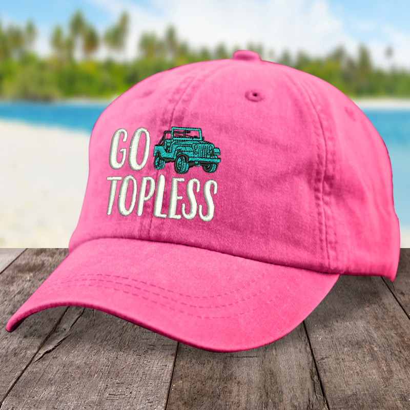 Womens Trucker Hats | Go Topless Jeep Hat, Baseball Cap / Neon Pink