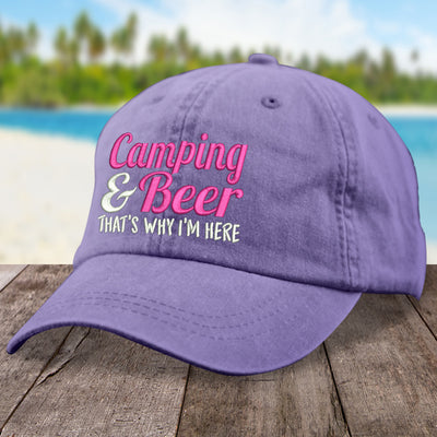 Camping And Beer Hat