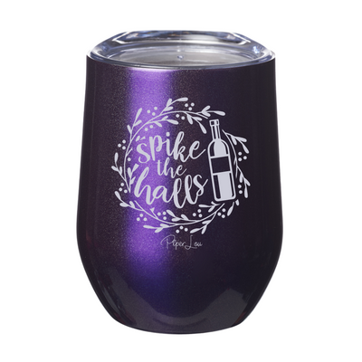 Spike The Halls 12oz Stemless Wine Cup