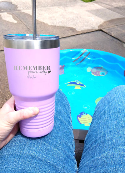 Remember Your Why Old School Tumbler