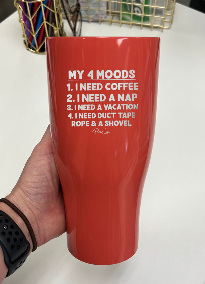 My 4 Moods Laser Etched Tumbler