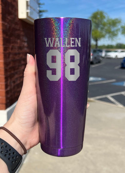 Wallen 98 Laser Etched Tumbler