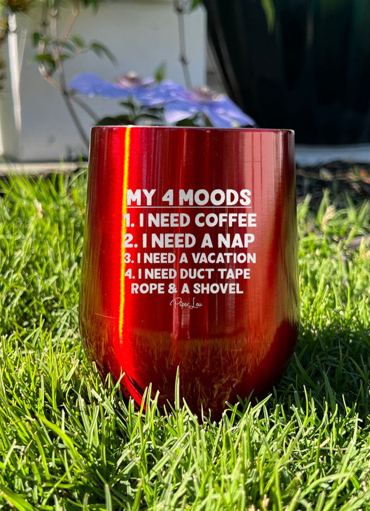 My 4 Moods Laser Etched Tumbler