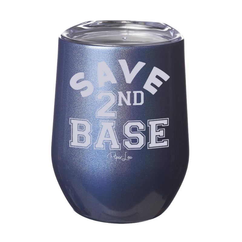 Breast Cancer Save Second Base Laser Etched Tumbler