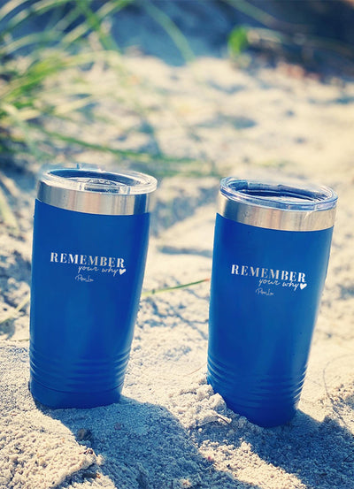 Remember Your Why Old School Tumbler